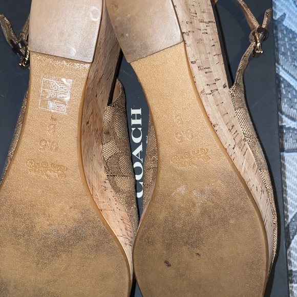 Coach sling back wedge - Picture 4 of 4